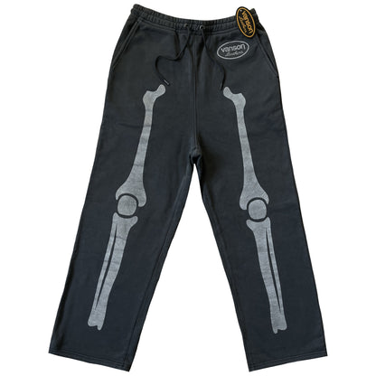 Vanson Leathers Skeleton Sweatpants - M | Medium, Grey