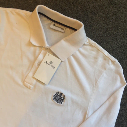 Vintage Aquascutum Glacier Polo Crest (S)  (S)