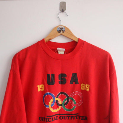 Vintage Rare Adidas 1988 officials USA Olympics   (M)  (M)