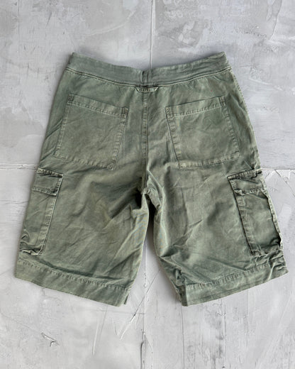 JAMES PEARSE KHAKI CARGO SHORTS - W32