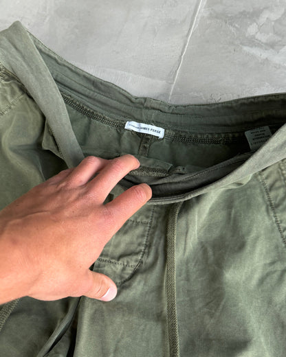 JAMES PEARSE KHAKI CARGO SHORTS - W32