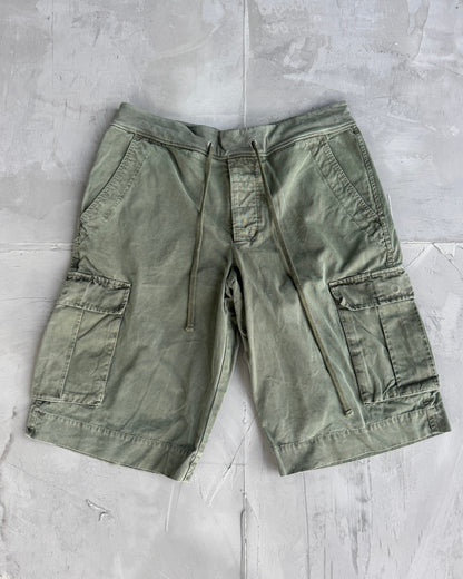 JAMES PEARSE KHAKI CARGO SHORTS - W32