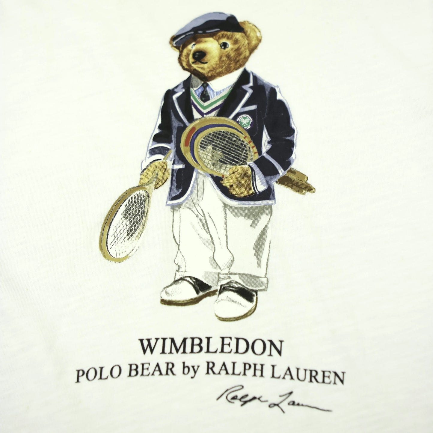 POLO RALPH LAUREN WIMBELDON BEAR TEE (XS)  (S)