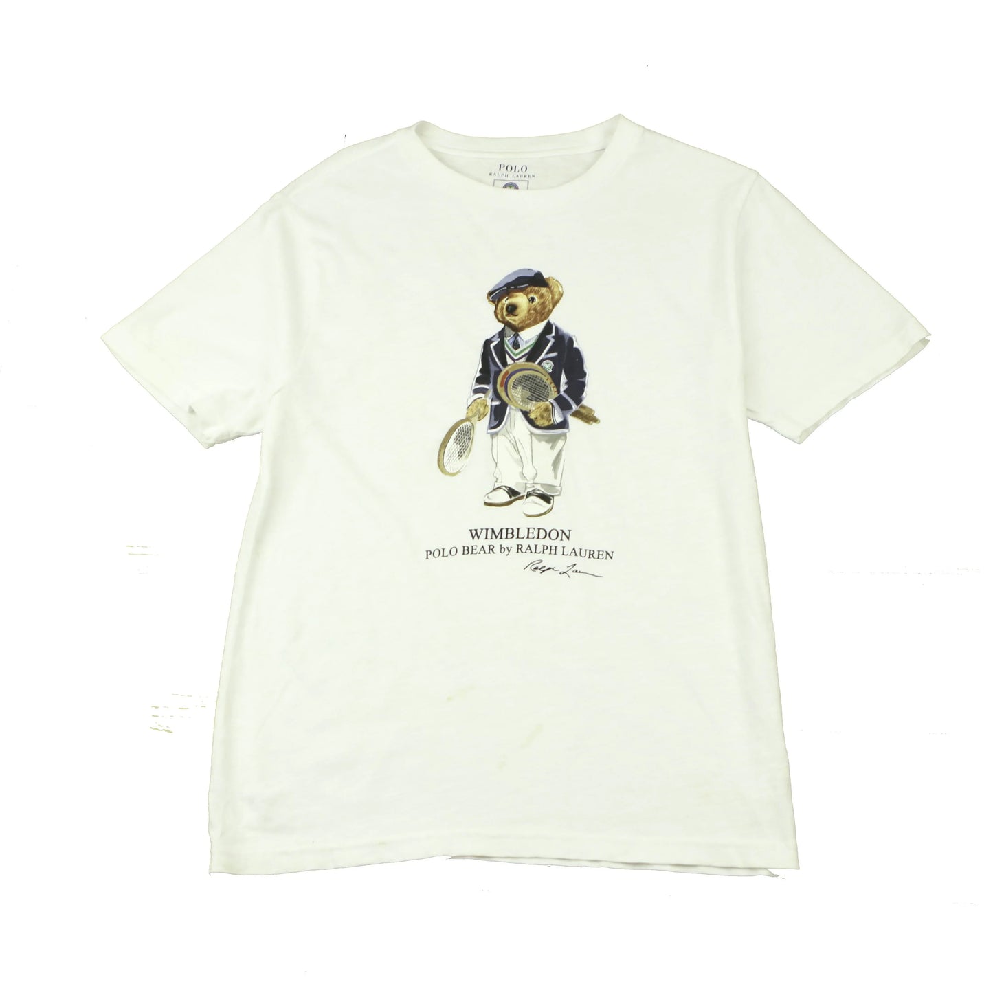 POLO RALPH LAUREN WIMBELDON BEAR TEE (XS)  (S)