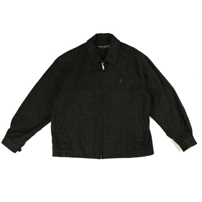 YVES SAINT LAURENT CHECK HARRINGTON  (S)