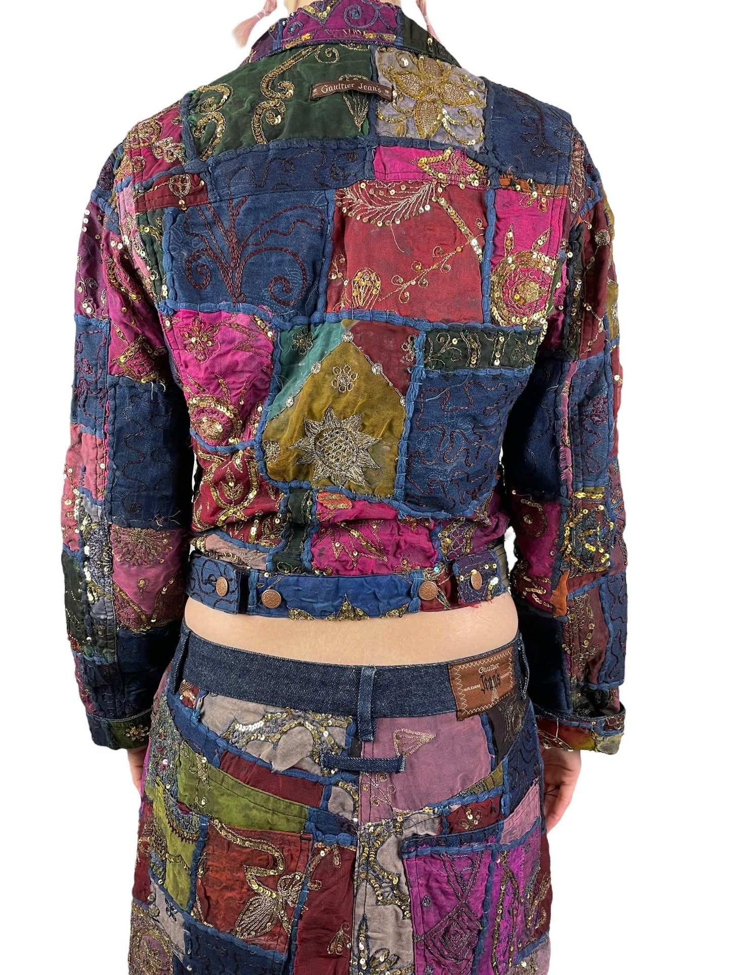 S/S 1999 Jean Paul Gaultier patchwork jacket - Known Source