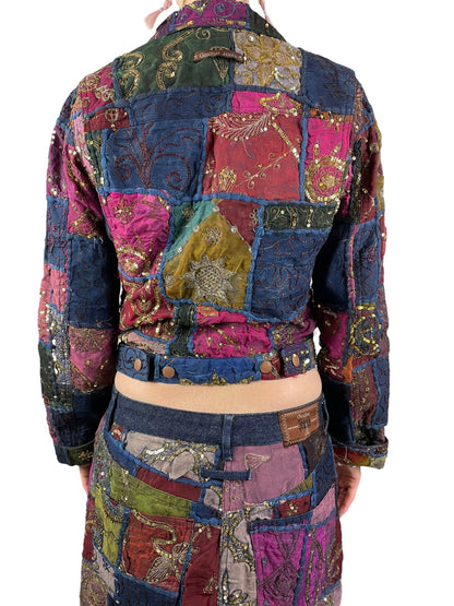 S/S 1999 Jean Paul Gaultier patchwork jacket - Known Source