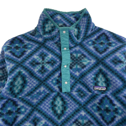 Vintage 1992 Patagonia Mosaic Snap T Fleece Pullover Woman's Size M