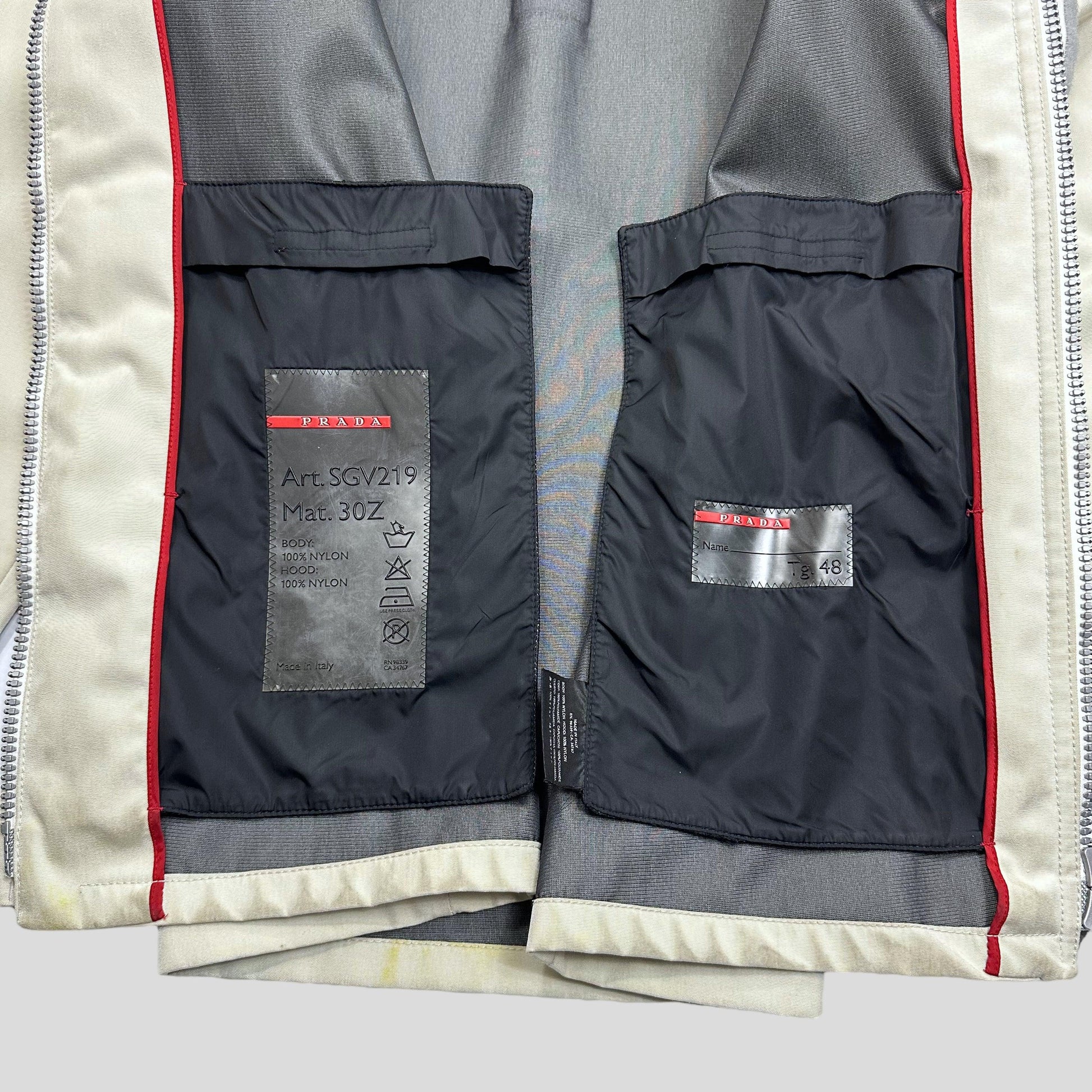 Prada Sport 2000 Ballistic Nylon Goretex Jacket - M/L - Known Source