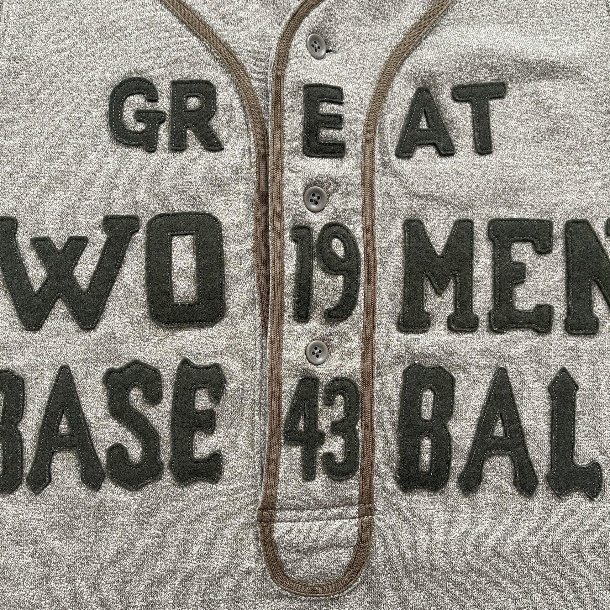 Kapital Great Women Baseball Henley Sweater Vest - Known Source
