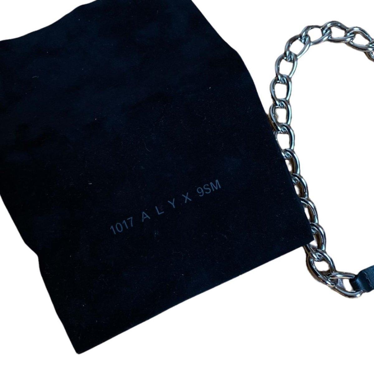 1017 ALYX 9SM Alyx 20AW CHAINLINK NECKLACE Chain Necklace Silver Black - Known Source