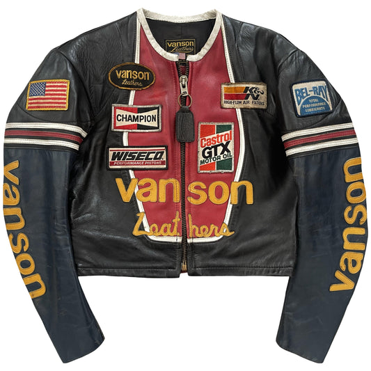 Vanson Leathers One Star Motorcycle Racer Jacket - Known Source