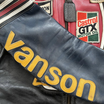 Vanson Leathers One Star Motorcycle Racer Jacket - Known Source