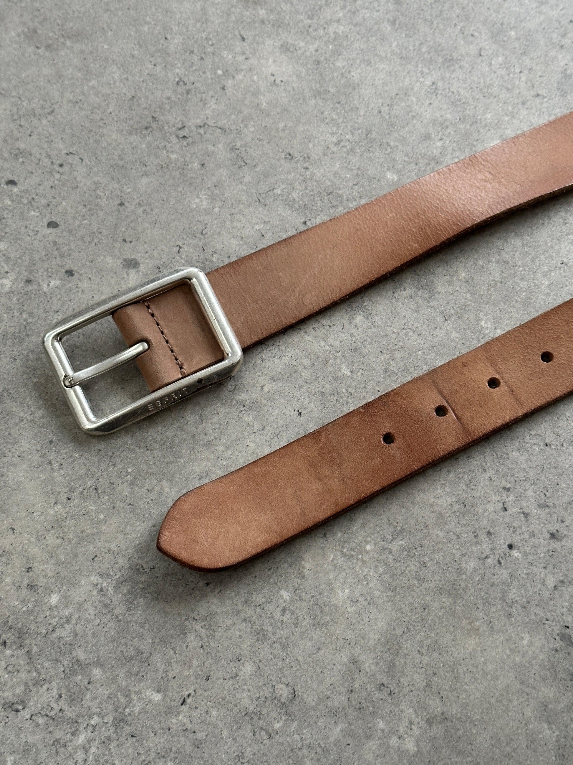 Vintage Leather Belt - W32-35 - Known Source