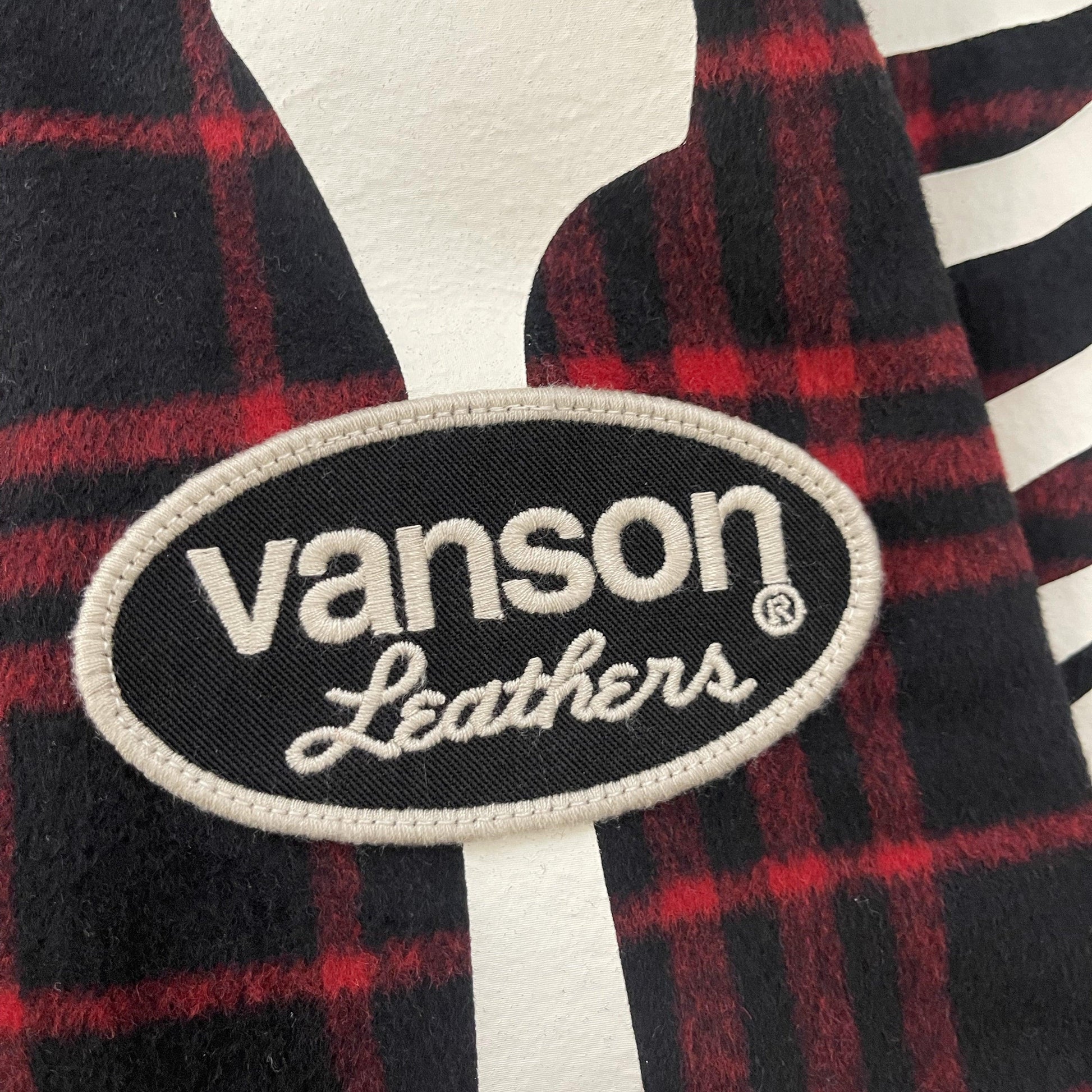 Vanson Leathers Skeleton Check Overshirt Jacket - Known Source