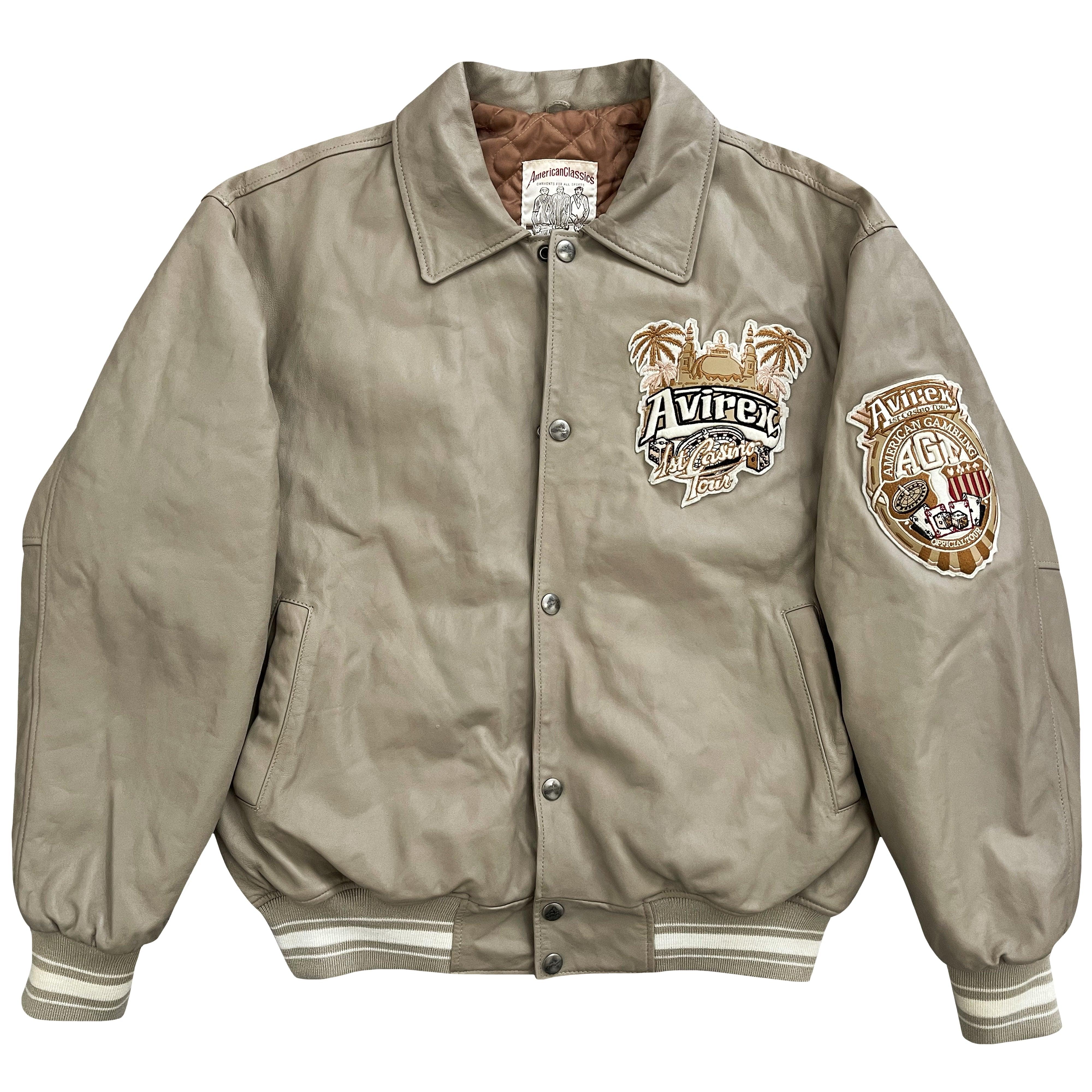 Avirex Leather Varsity Jacket – Known Source