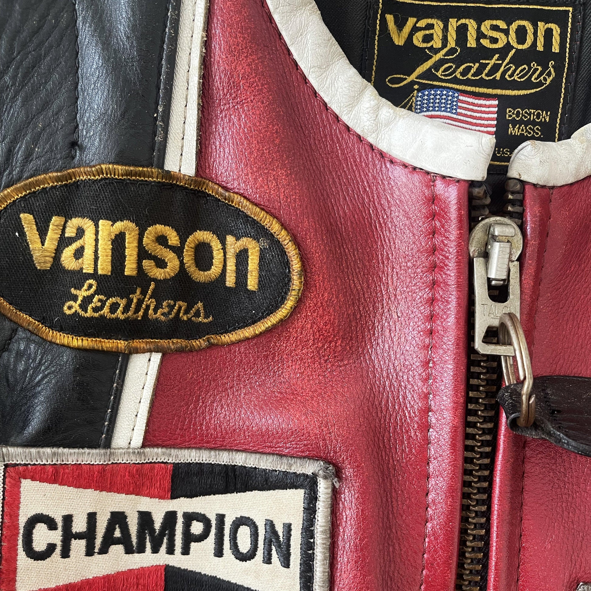 Vanson Leathers One Star Motorcycle Racer Jacket - Known Source