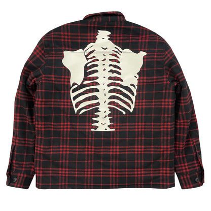 Vanson Leathers Skeleton Check Overshirt Jacket - Known Source