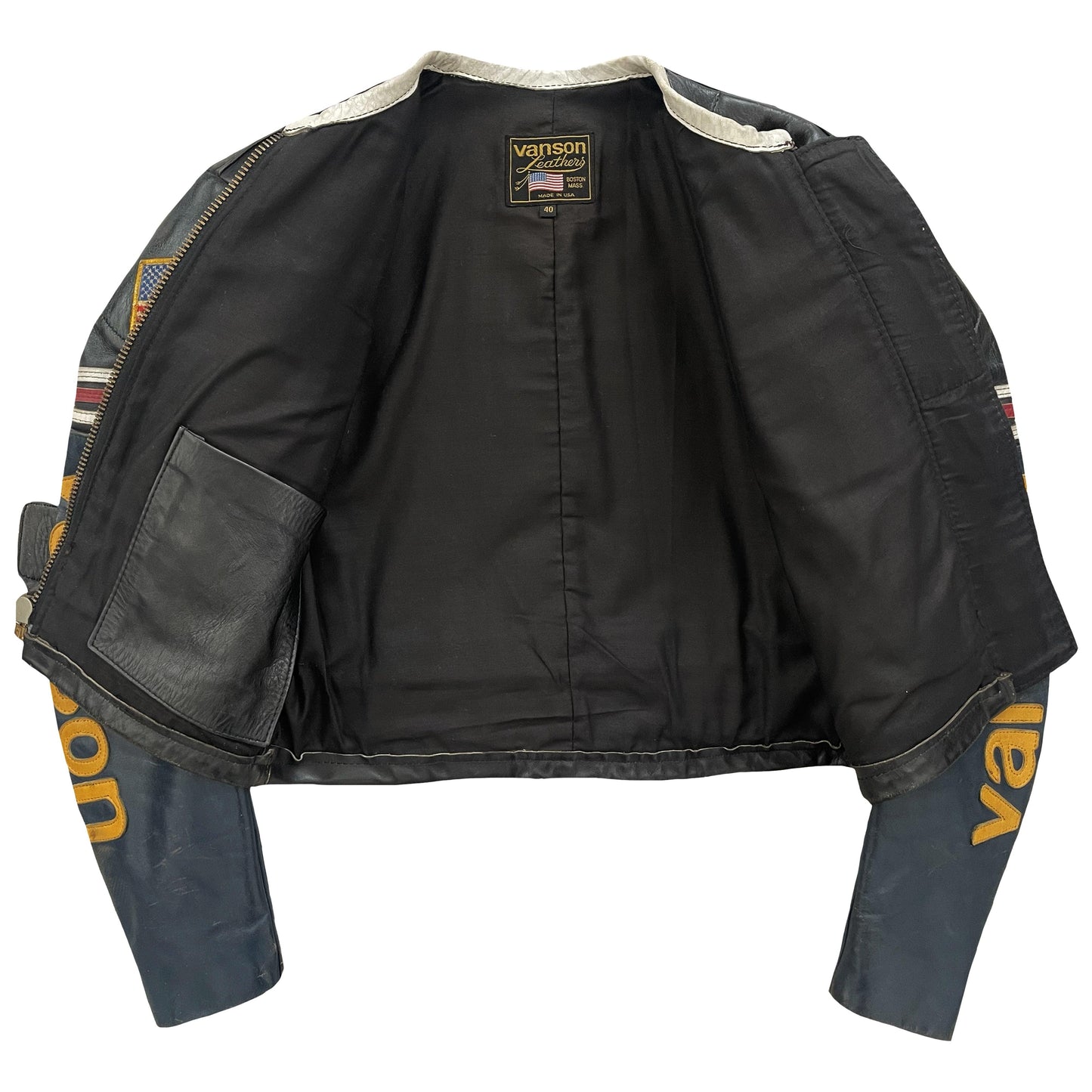 Vanson Leathers One Star Motorcycle Racer Jacket - Known Source