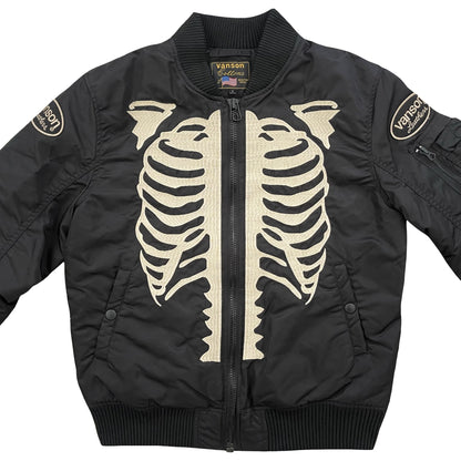 Vanson Leathers Skeleton Bomber Jacket - Known Source