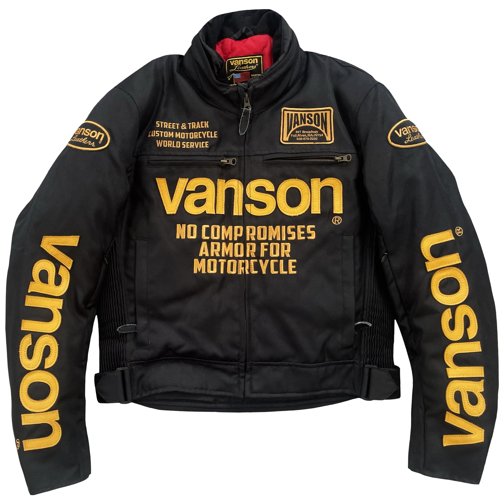 Vanson Leathers Motorcycle Mesh Racer Jacket - Known Source