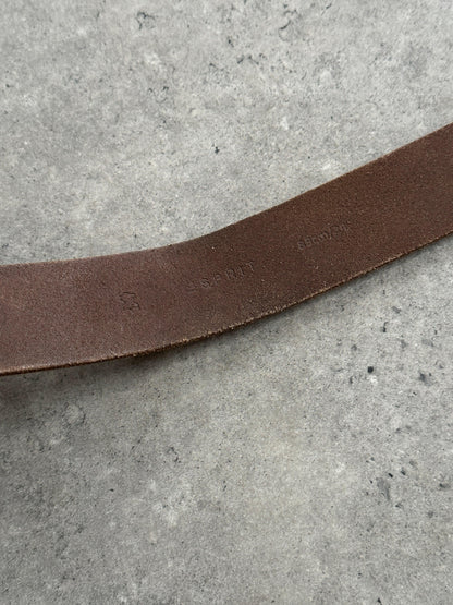 Vintage Leather Belt - W32-35 - Known Source
