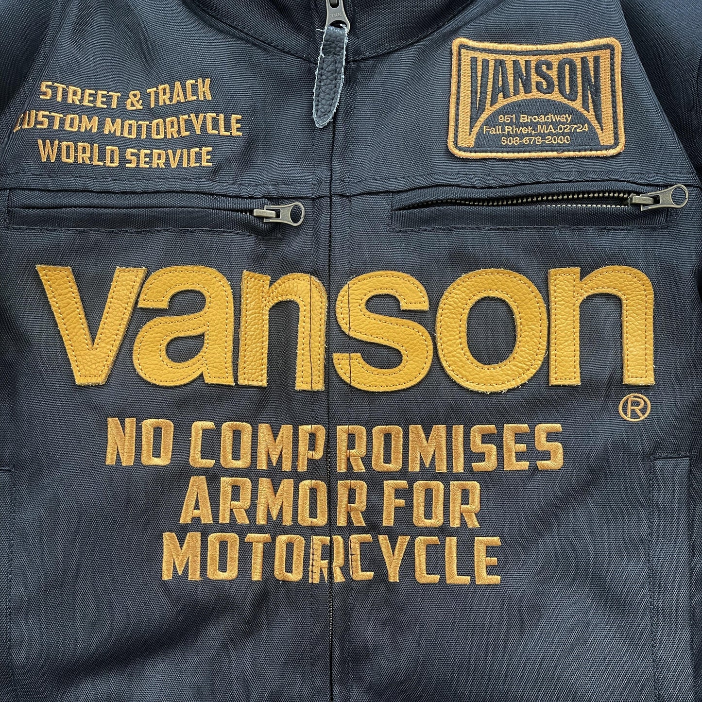 Vanson Leathers Motorcycle Mesh Racer Jacket - Known Source