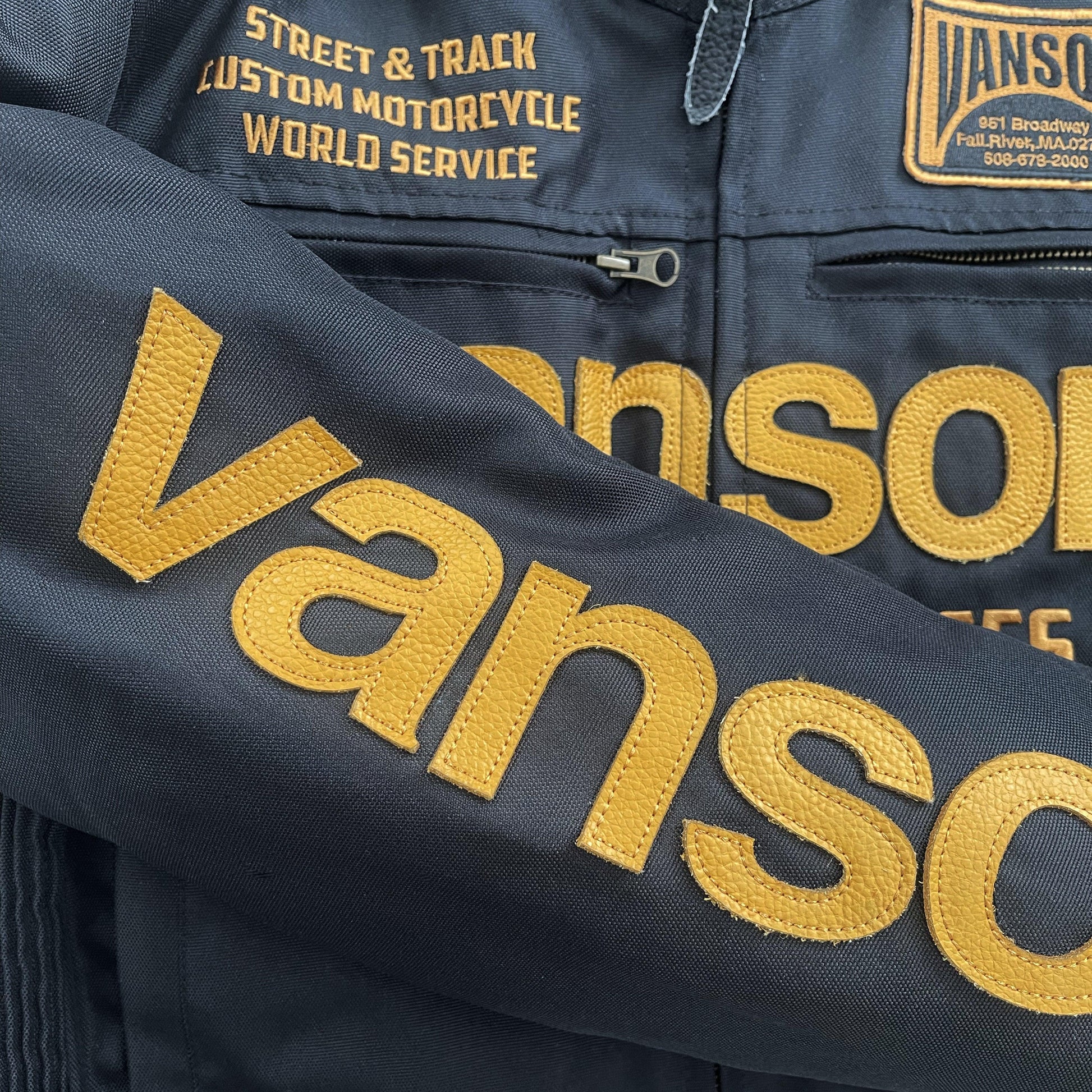 Vanson Leathers Motorcycle Mesh Racer Jacket - Known Source