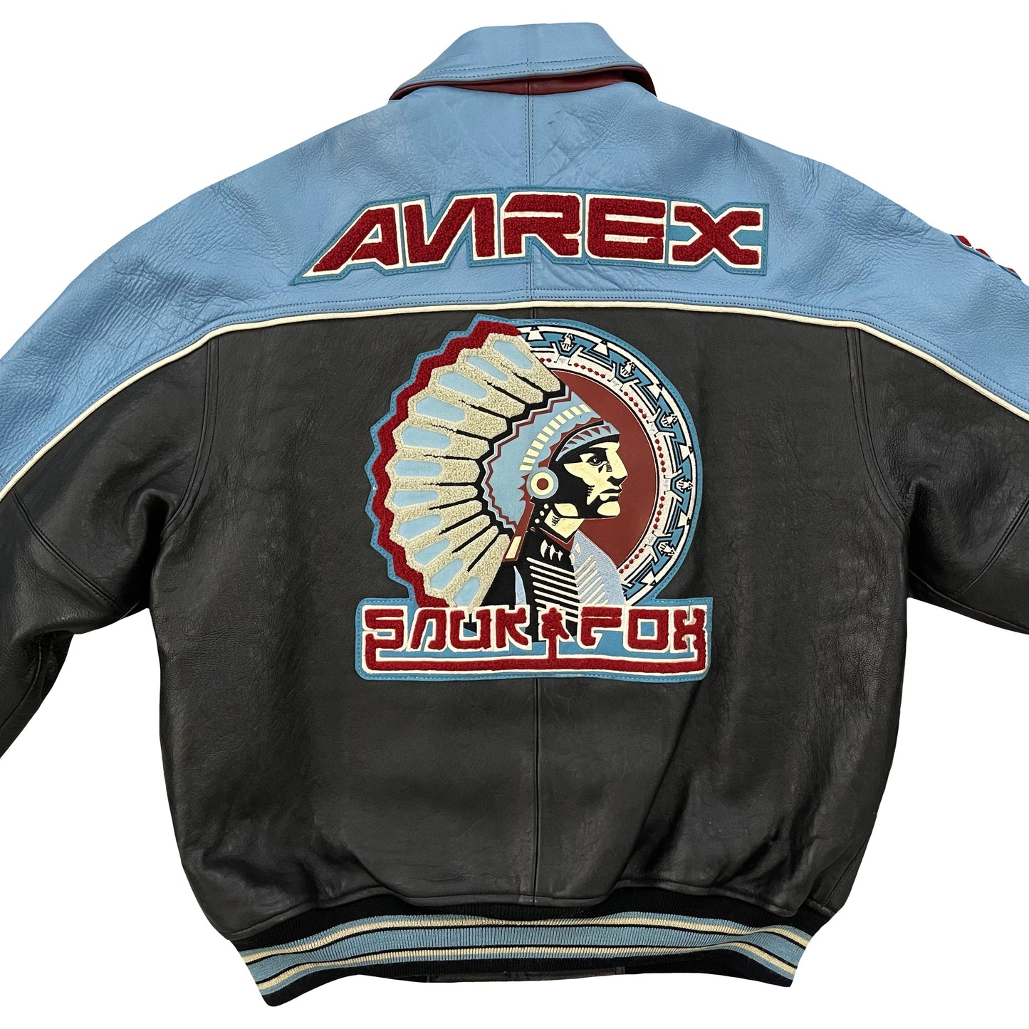 Avirex Leather Varsity Jacket - Known Source