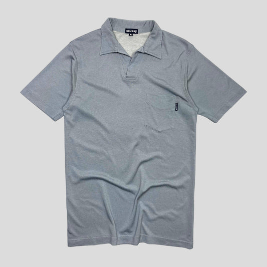 Stussy 90’s ‘Silk’ Open Collar Shirt - M - Known Source