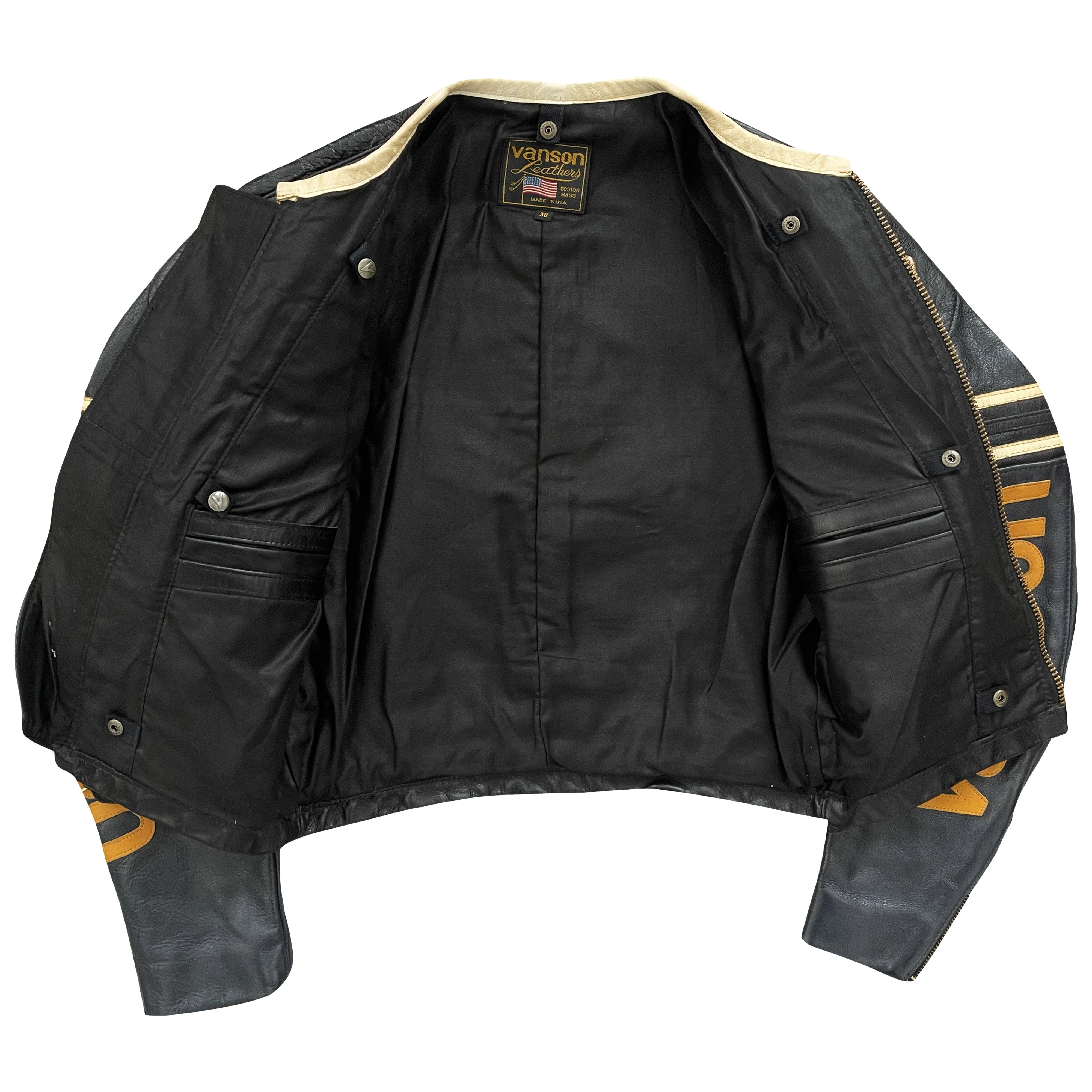 Vanson Leathers One Star Motorcycle Racer Jacket – Known Source