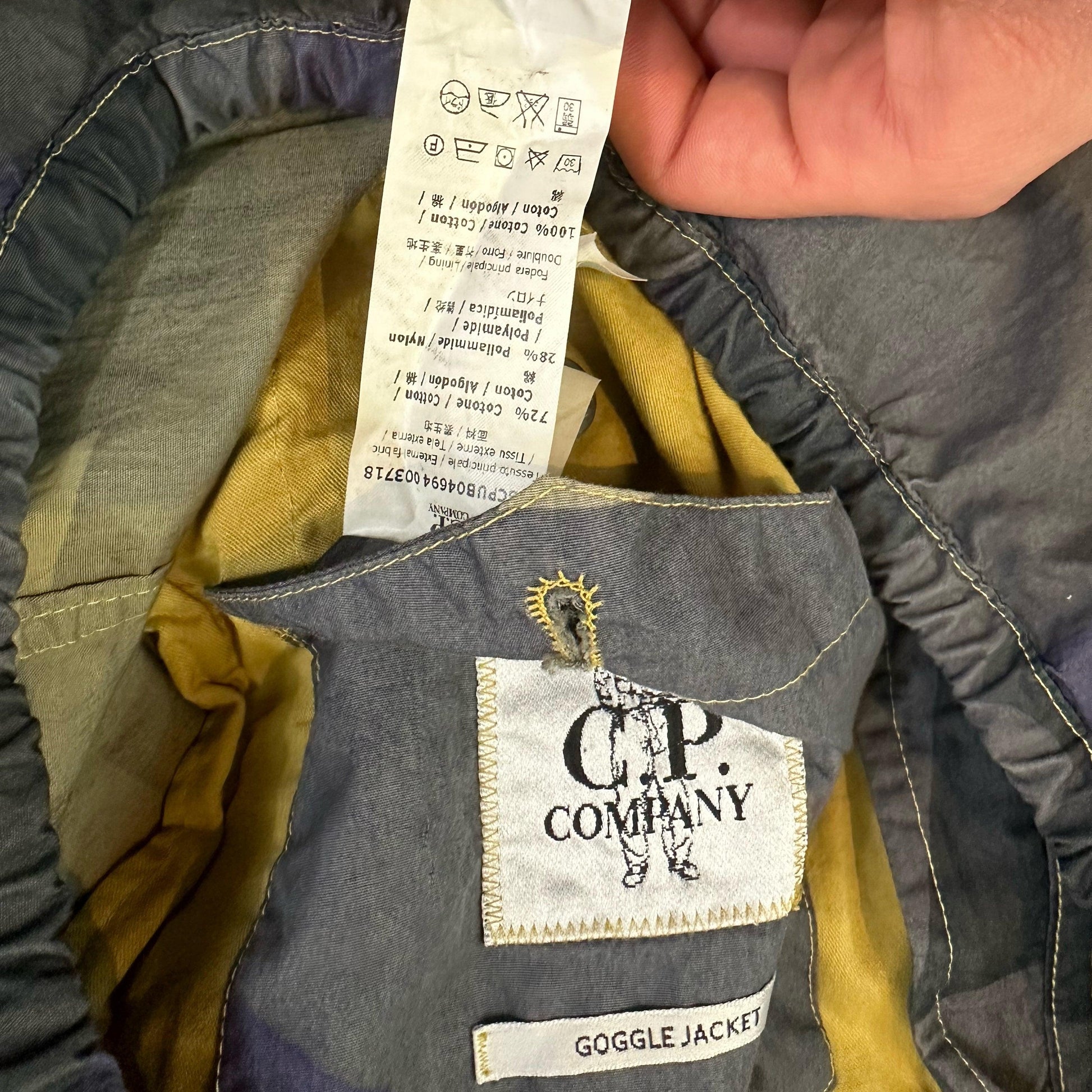 CP Company Swedish Camo Zip Up Goggle Hood Jacket - Known Source