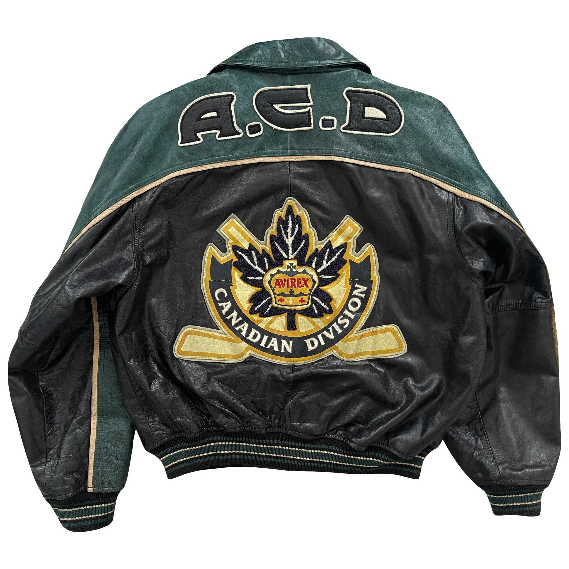 Avirex Leather Varsity Jacket - Known Source