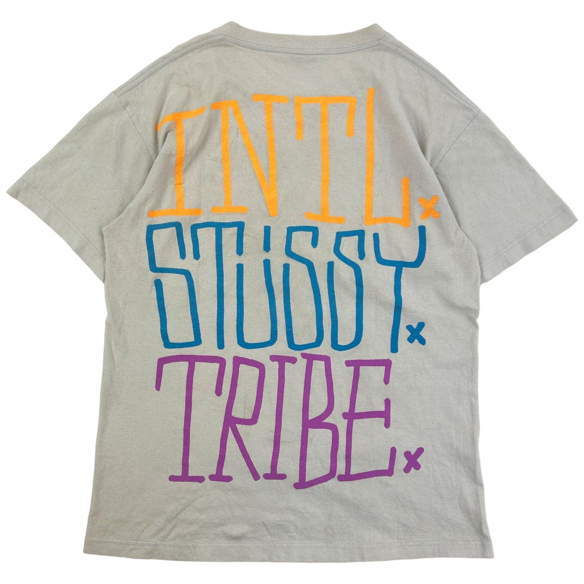 Vintage Stussy International Tribe Graphic T-Shirt Size M - Known Source