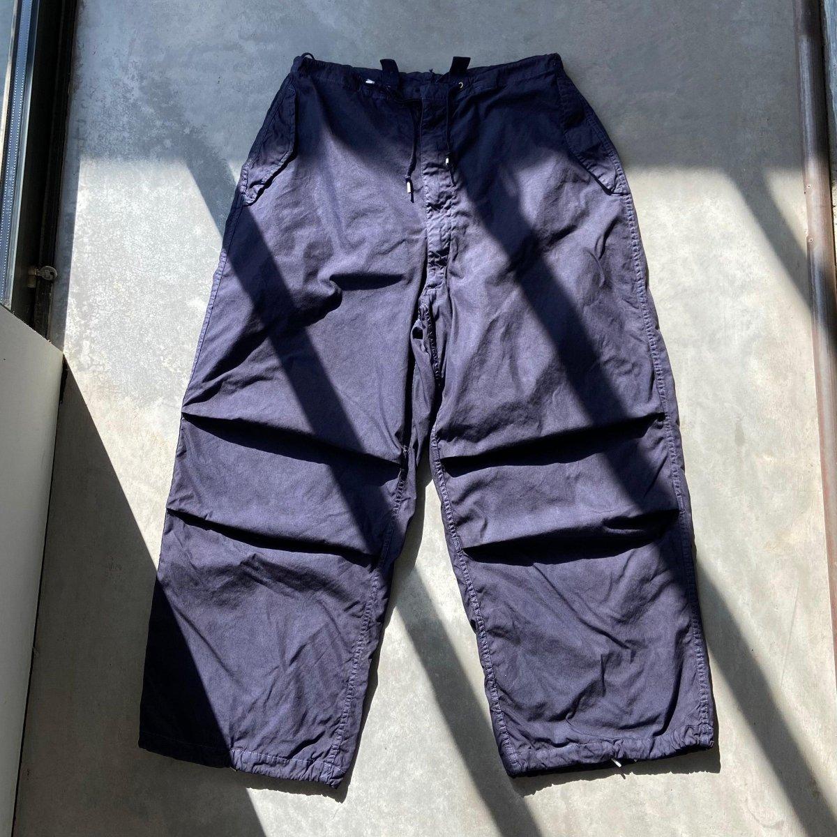 1990S VINTAGE MILITARY OVERPANTS - INDIGO NAVY - Known Source