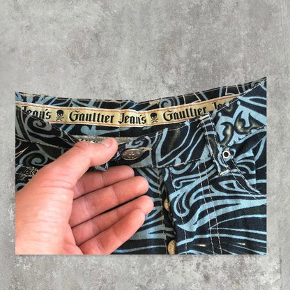 1996 Jean Paul Gaultier Jean’s Tribal Print Trousers - Known Source