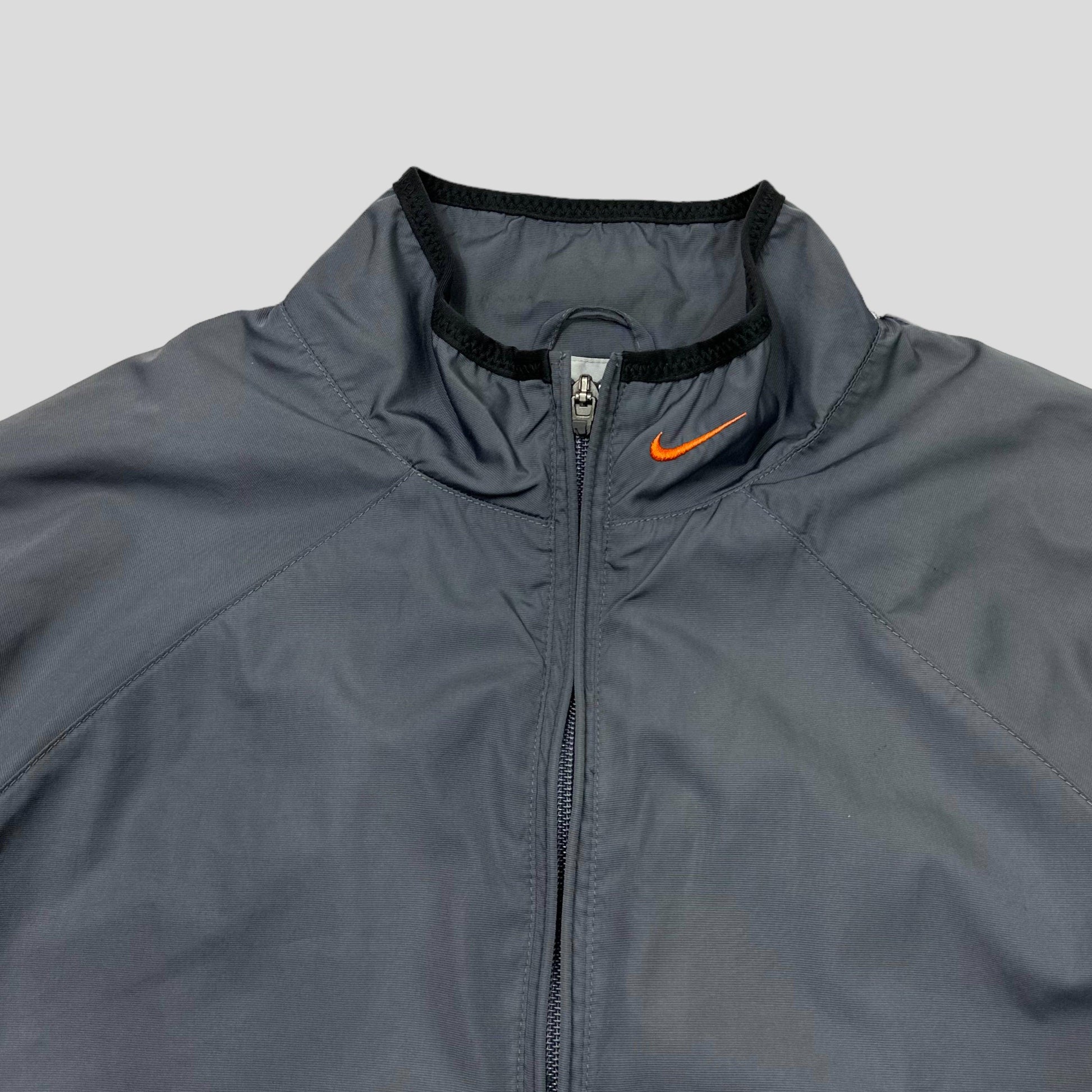 Nike 2003 Fleece Lined Ventilated Nylon Jacket - L - Known Source