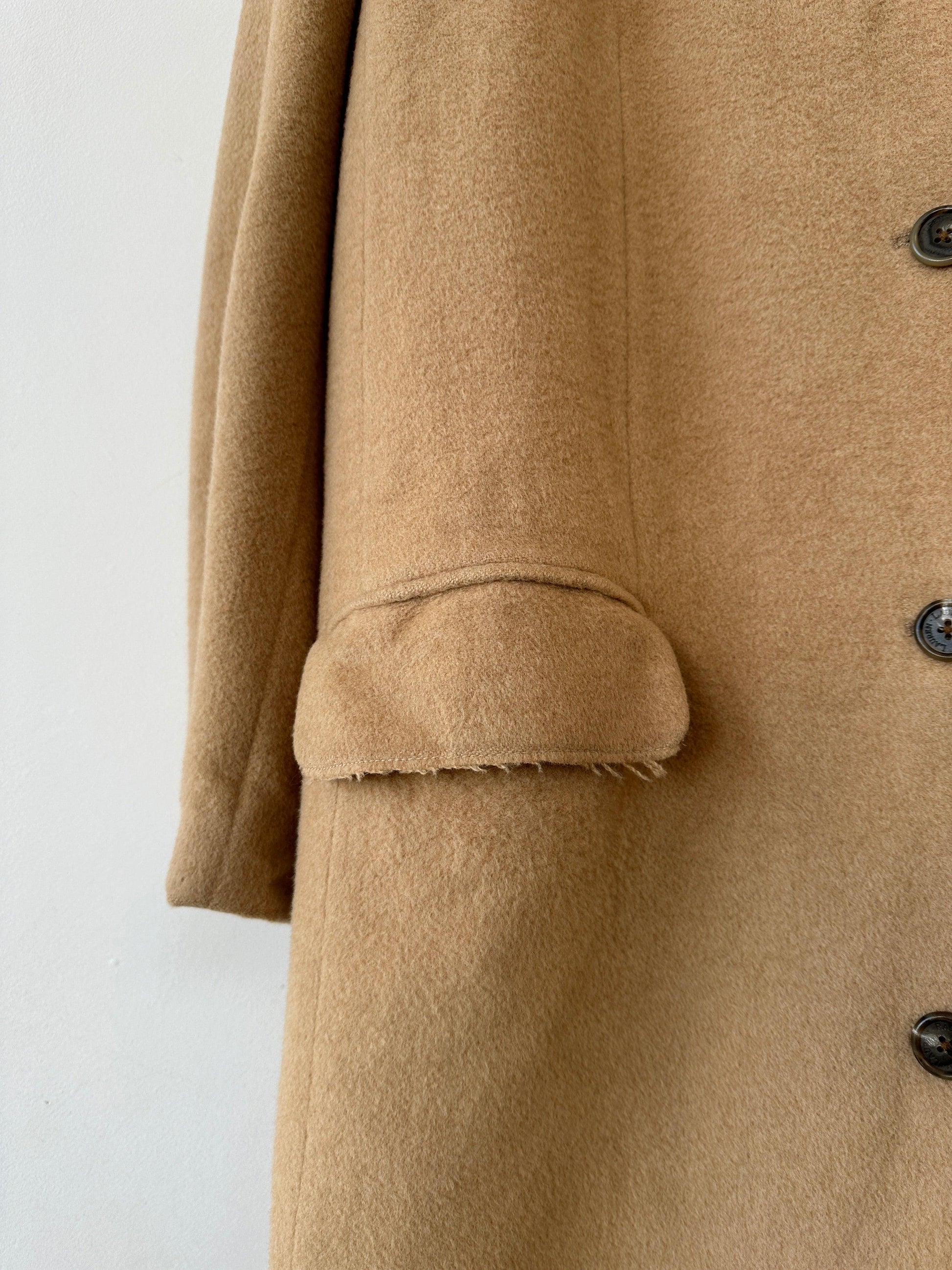 Ralph Lauren Pure Camelhair Single Breasted Coat - XL - Known Source