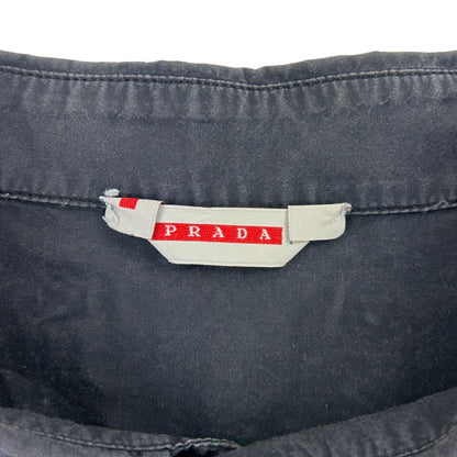 Vintage Prada Sport Long Sleeve Button Up Shirt Size XL - Known Source