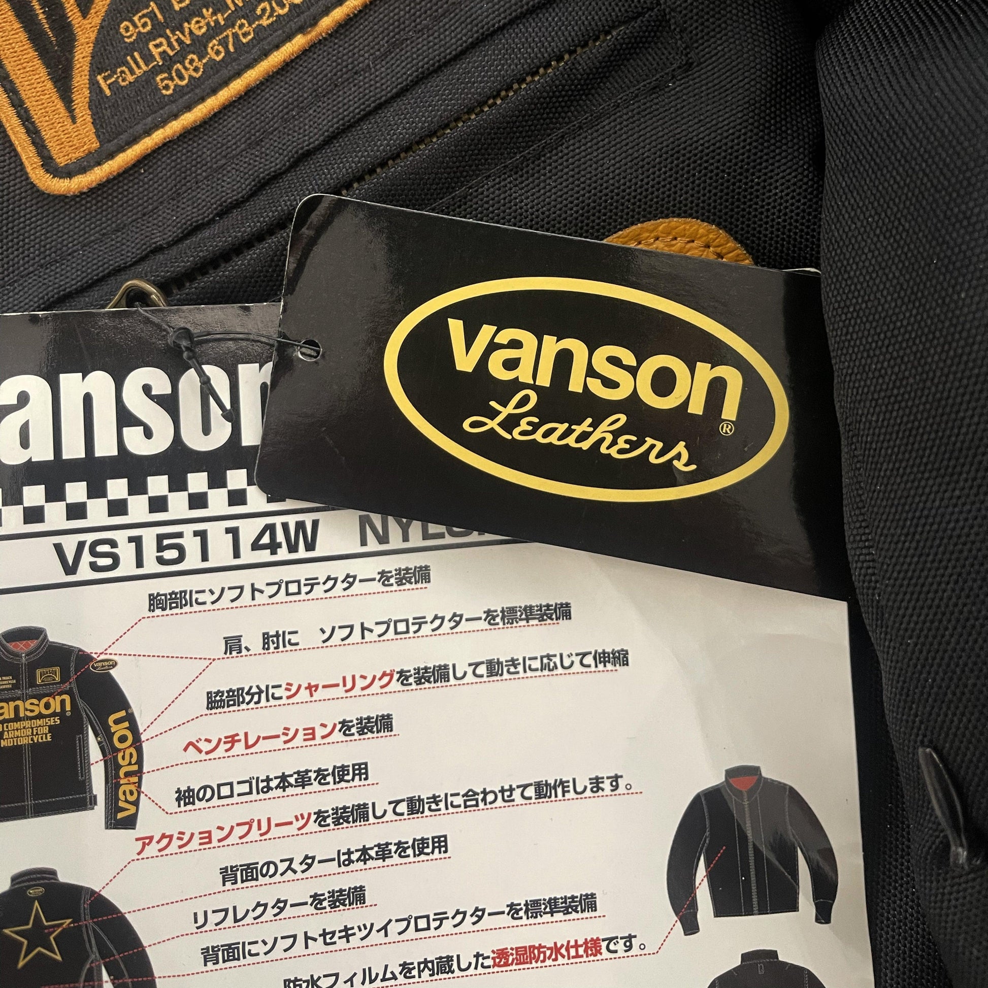 Vanson Leathers Motorcycle Mesh Racer Jacket - Known Source