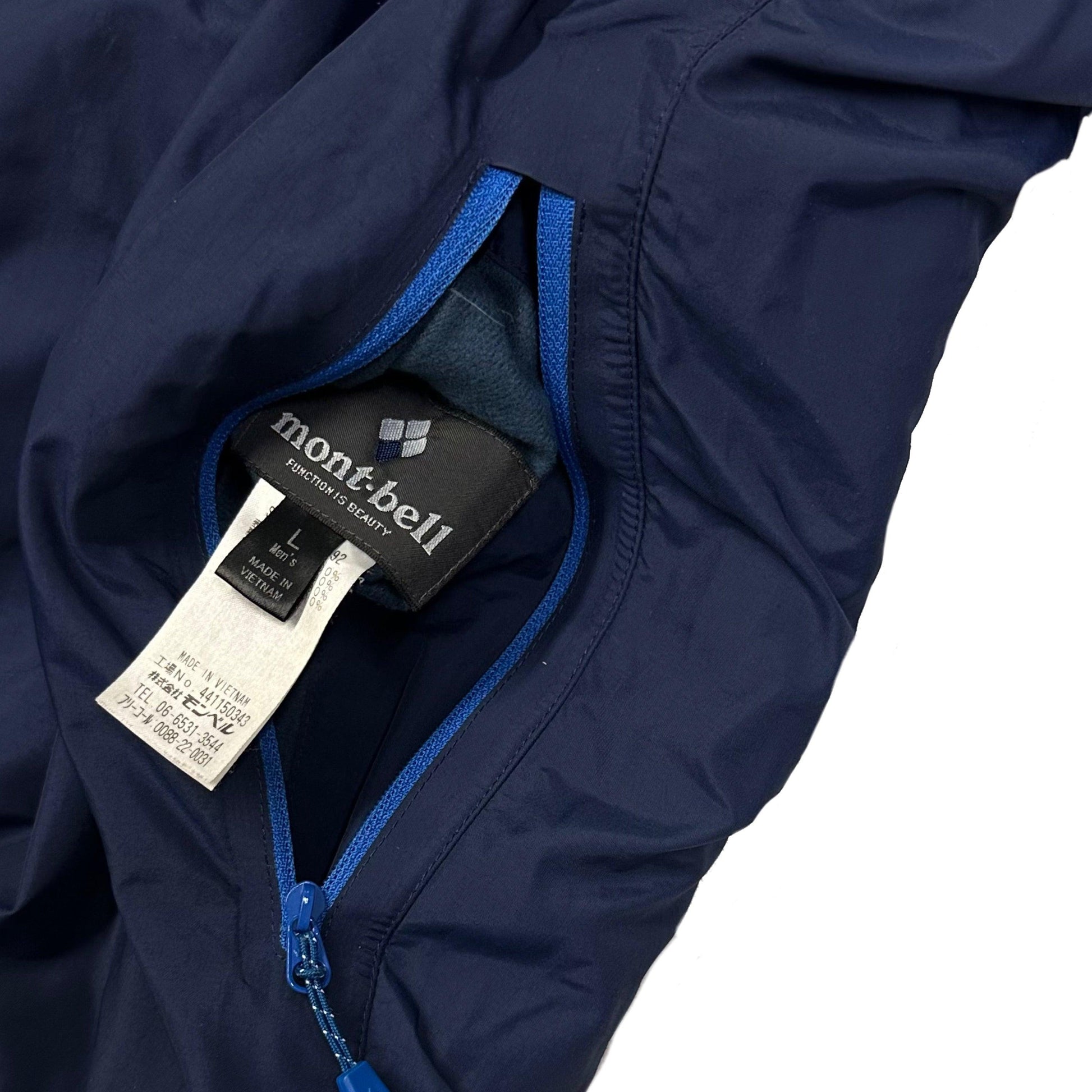 Montbell Reversible Down Puffer Jacket In Blue & Navy ( L ) - Known Source