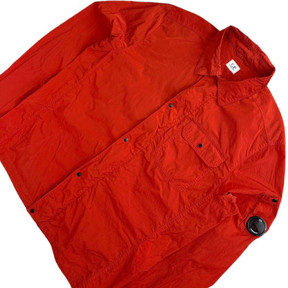 CP Company Chrome Nylon Front Pocket Zip Up Overshirt - Known Source