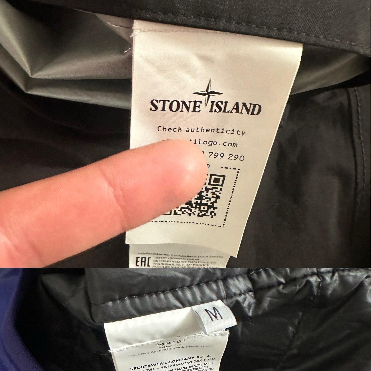 Stone Island 3 in 1 Anorak Goretex Jacket with Bag & Gilet - Known Source