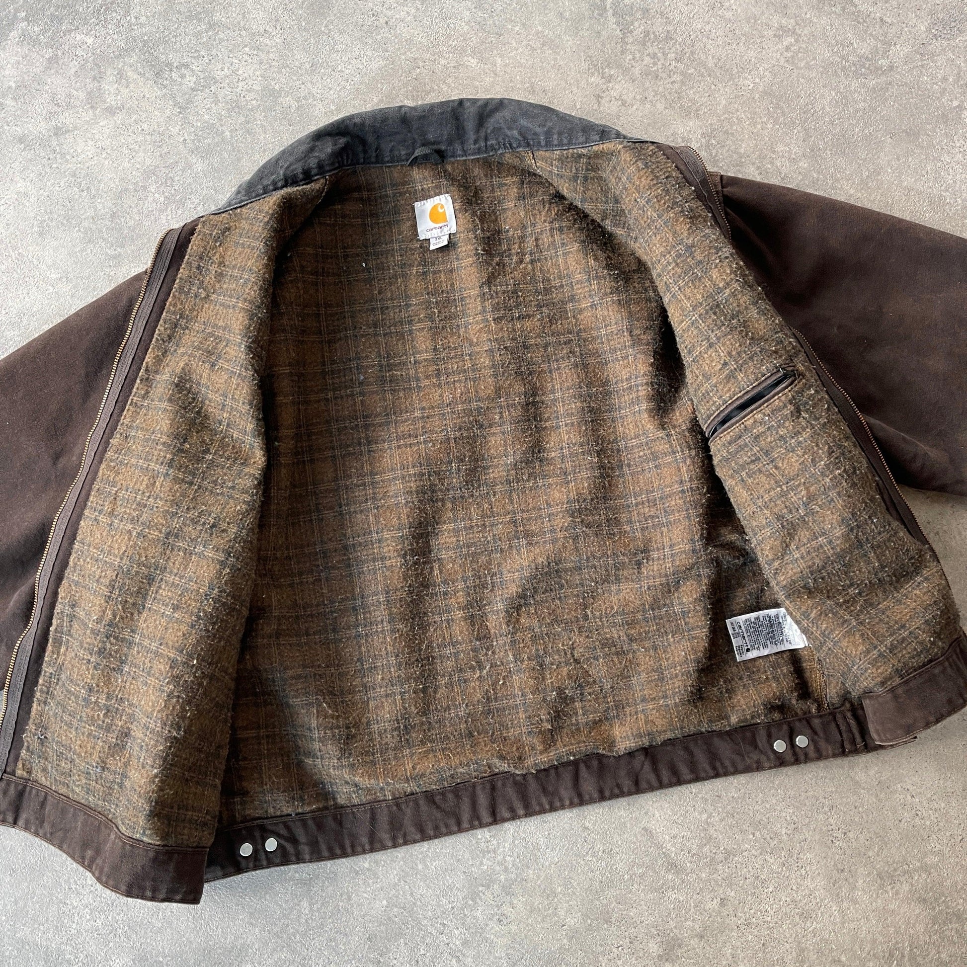 Carhartt 2015 heavyweight blanket lined Detroit jacket (XL) - Known Source