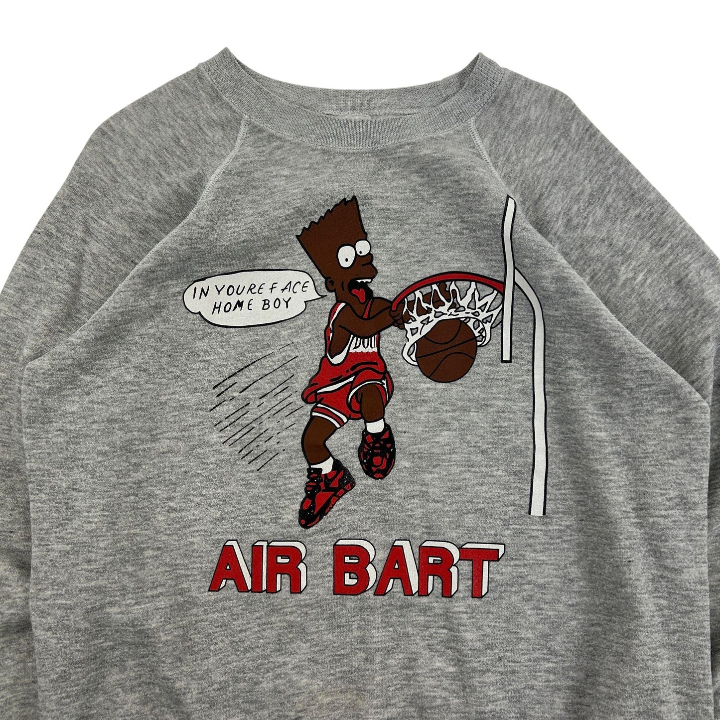 Vintage Bootleg Bart Simpsons Air Bart Sweatshirt Size M - Known Source