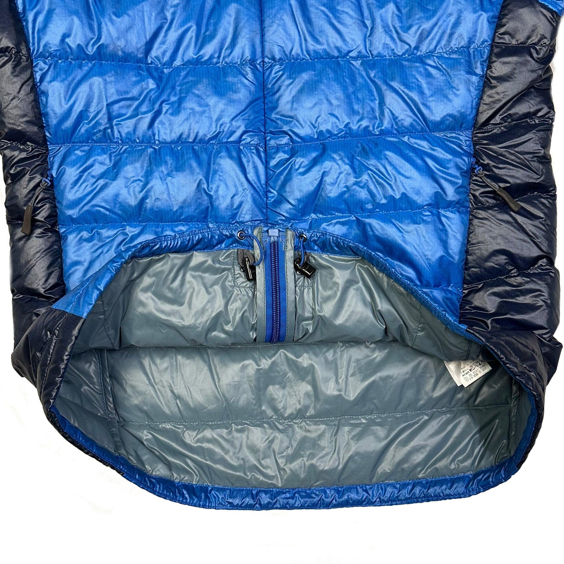 Montbell Two Tone Down Puffer Jacket In Blue ( M ) - Known Source