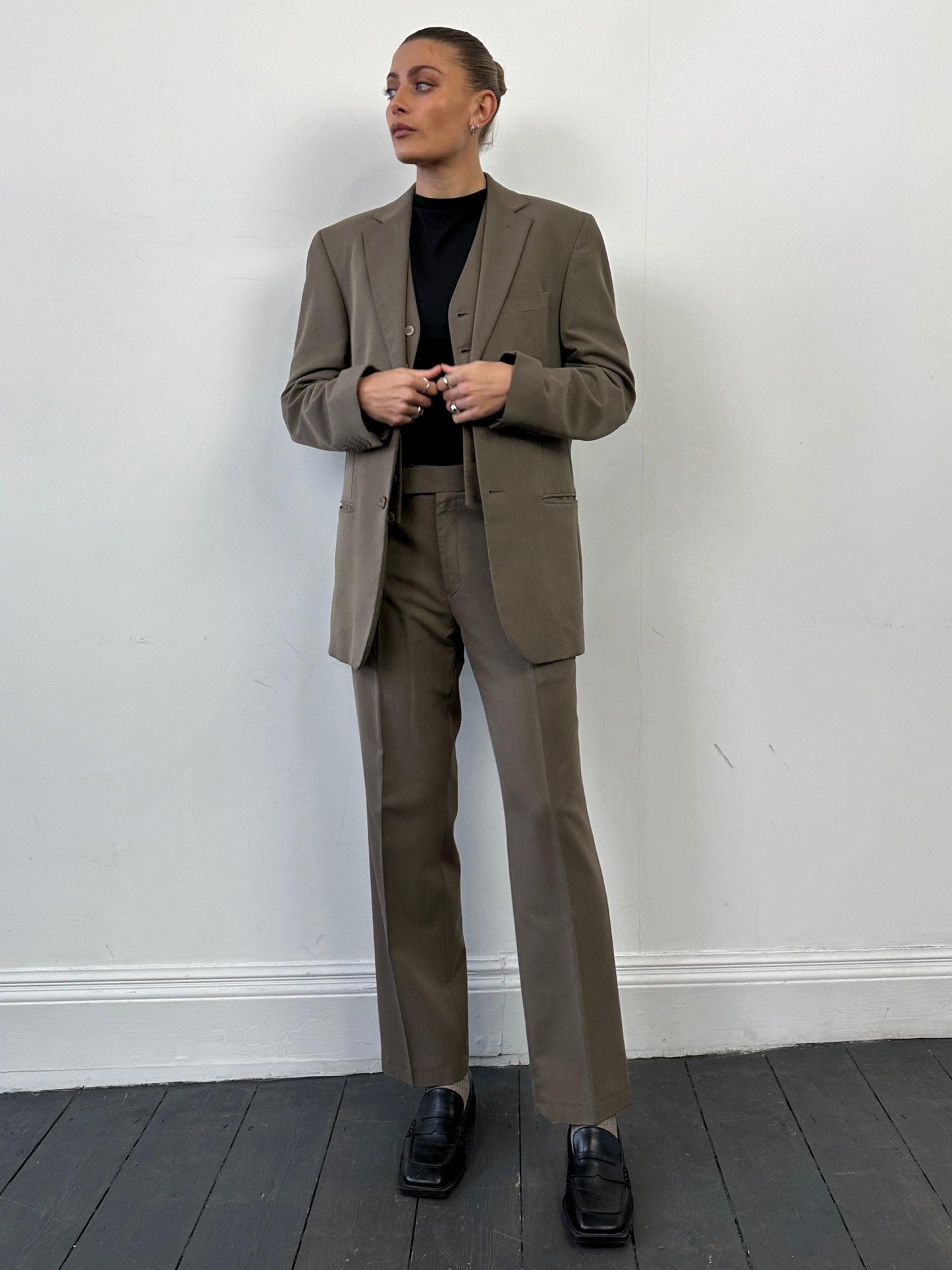 Vintage Single Breasted Three Piece Suit - 36R/W30 - Known Source