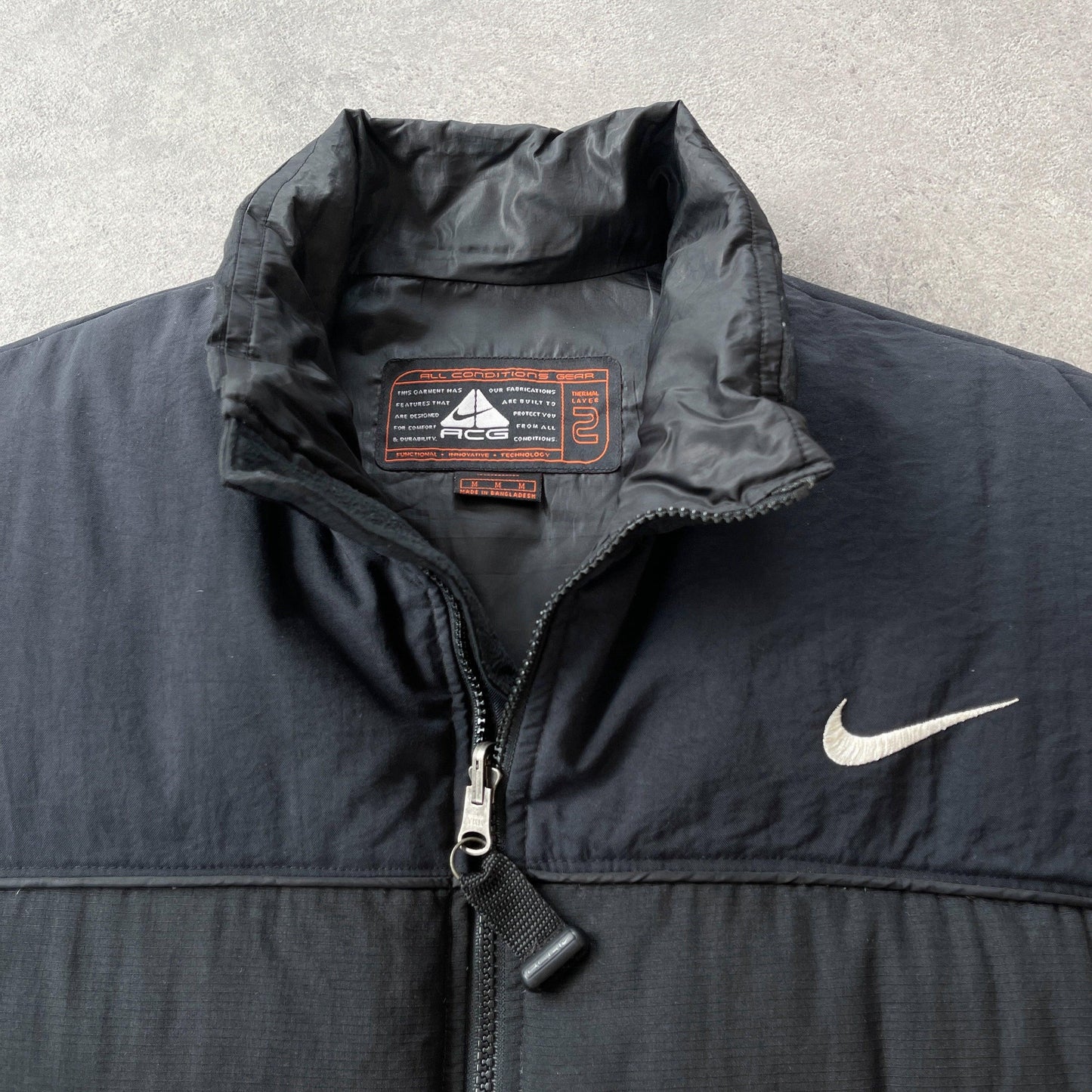 Nike ACG RARE 1990s heavyweight down fill puffer gilet (M) - Known Source