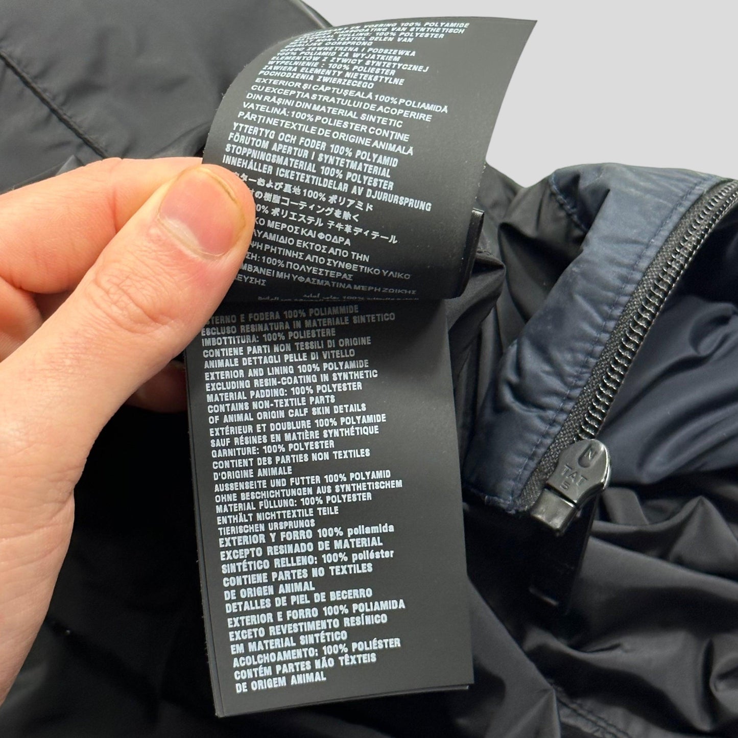 Prada Milano 2019 Laminated Nylon Padded Jacket - L - Known Source