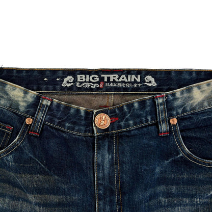 Vintage Big Train Japanese Denim Jeans Size W36 - Known Source